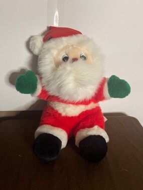 😄Korea 1991 vintage Santa plush